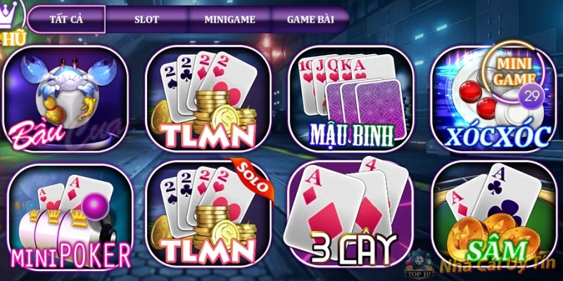 Kho game đa dạng